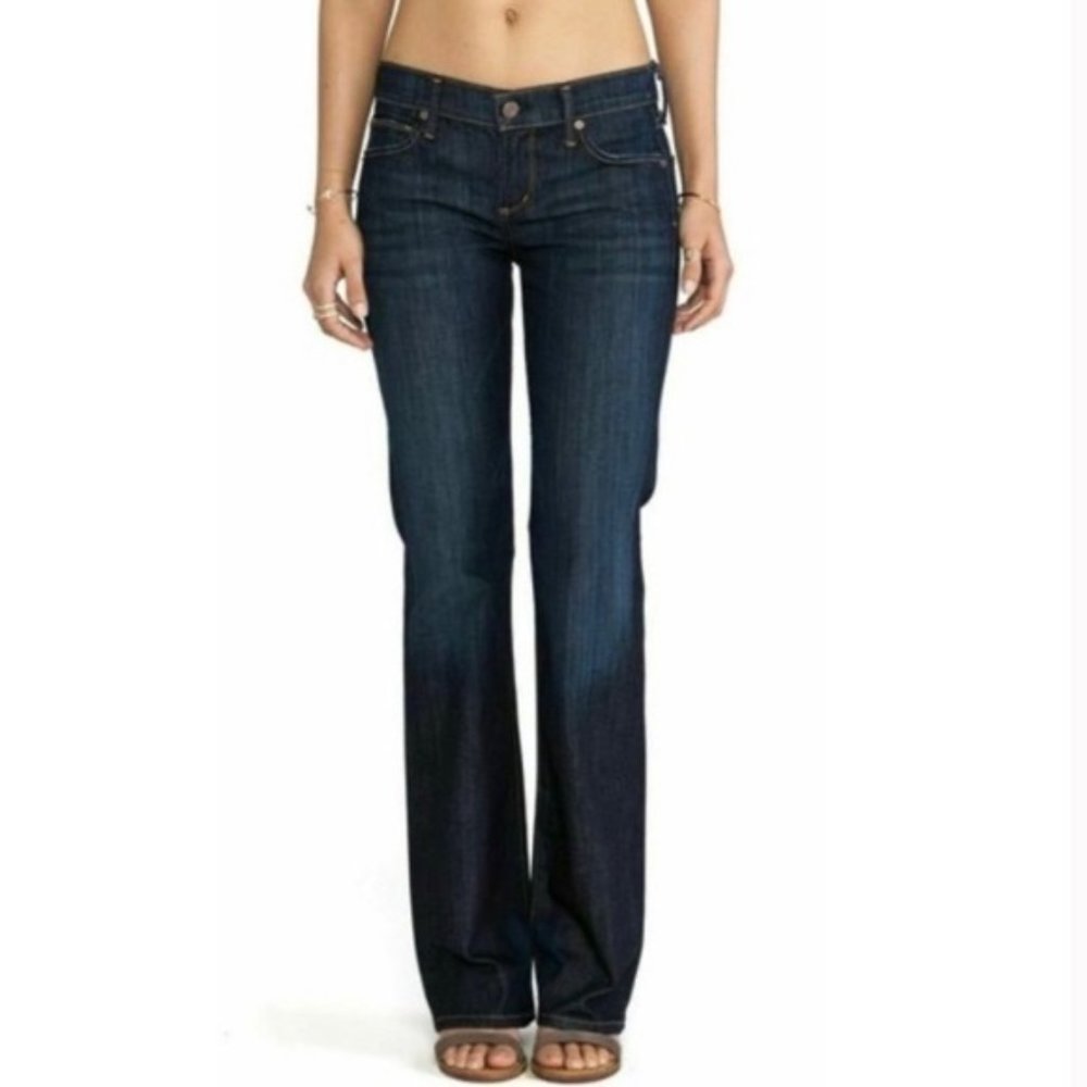 COH Dark Wash Dita Petite Bootcut Leg Jeans Sz 28